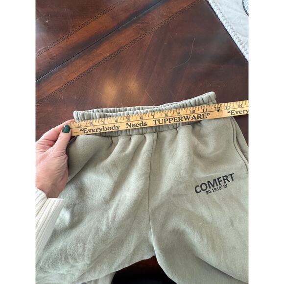 COMFRT Sweatpants small black elastic waistband deep pockets jogger - Picture 5 of 7